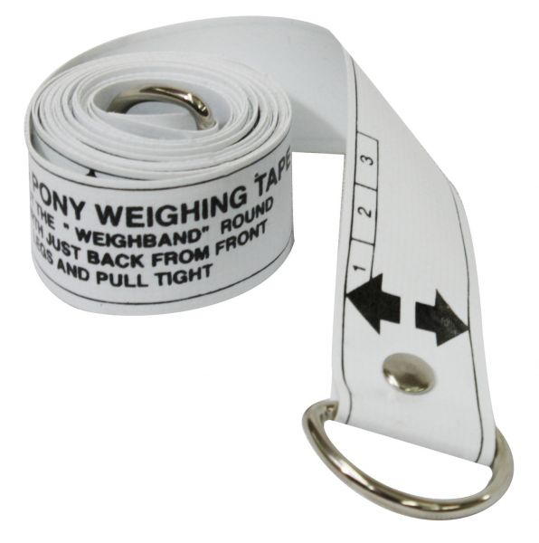 100612: Showman ® Horse and pony height and weighing tape Primary Showman   