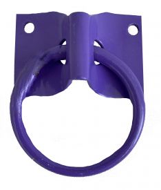 10153: Color coated cross tie ring and plate Primary Showman Saddles and Tack   