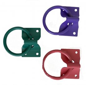10153: Color coated cross tie ring and plate Primary Showman Saddles and Tack   