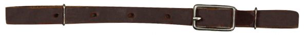 1345: All leather buckle curb strap Bits Showman Saddles and Tack   