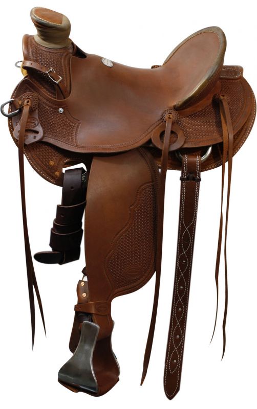 5501: 15", 16", 17"  Showman™ Roping Saddle Primary Showman   