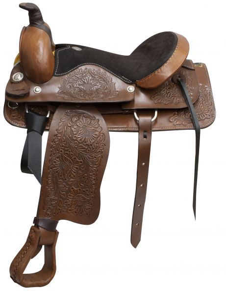 17" Buffalo Saddlery Roping Saddle 94 Roping Saddle Showman Saddles and Tack   