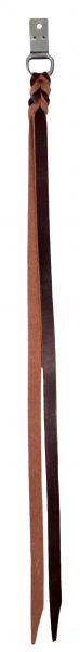 175167: Complete Leather saddle string with saddle dee and clip Primary Showman Saddles and Tack   