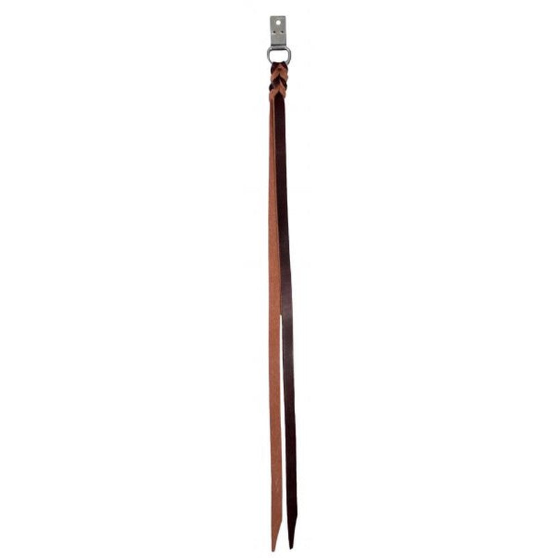 175167: Complete Leather saddle string with saddle dee and clip Primary Showman Saddles and Tack   