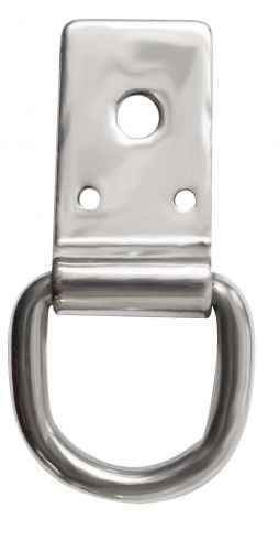 175254: Showman ® stainless steel clip and dee Leather Buckle Showman   