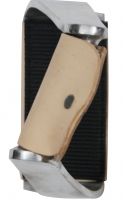 175485: Showman™ Lightweight Twisted Angled Aluminum Stirrups with Wide Rubber Grip Tread Stirrups Showman   