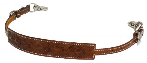 175885: Showman ® Floral tooled wither strap Wither Strap Showman   