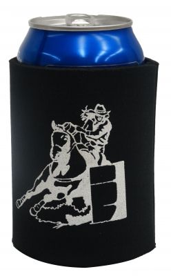 175922: Barrel racer drink koozie Primary Showman Saddles and Tack   