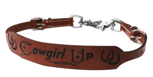 176301: Showman ® " Cowgirl Up" branded wither strap Wither Strap Showman   