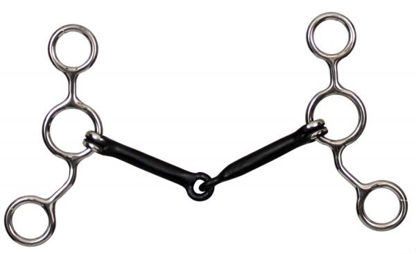 18168: Showman™ stainless steel JR Cow-horse bit with 5 1/4" shanks Bits Showman   
