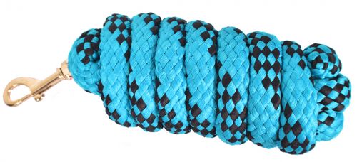 19003: 10' Braided Softy Cotton Lead Rope Primary Showman Saddles and Tack   