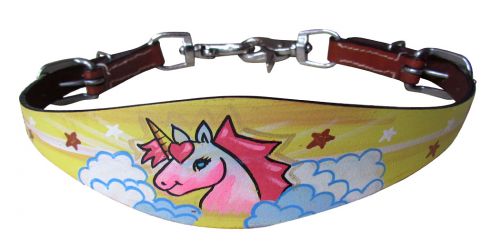 19482: Showman ® PONY SIZE  Unicorn print wither strap Wither Strap Showman   