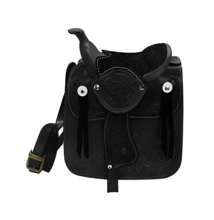 Leather discount saddle purse