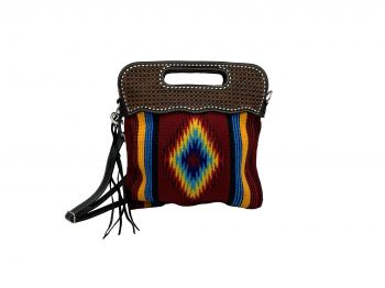 Saddle cloth handbag