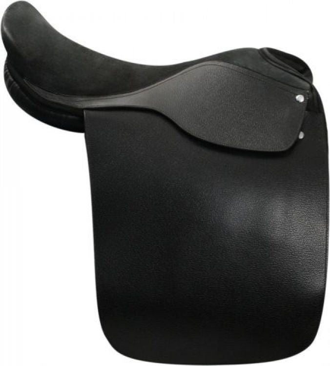 21" English Cutback Style Saddle Model# 1001X Seat: 21" Finish: Black or Brown Seat: Suede or Smooth Cutback Style English Saddle comes complete with Stainless Steel irons, leathers and a girth Default Shiloh   