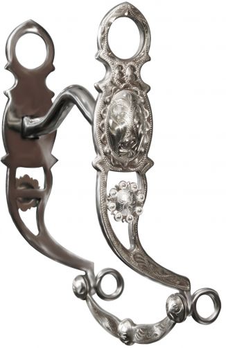 Showmanship Bit #2170524: Showman™ stainless steel silver show bit with low port mouth ...