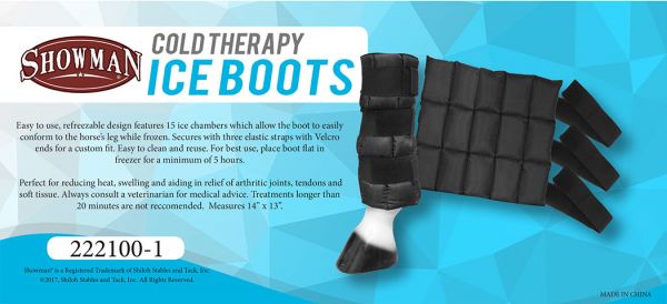 222100-1: Showman ® Cold Therapy Ice Boots Primary Showman   