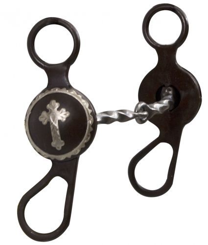 230003: Showman ® 5" Brown Steel Concho Bit with Twisted Mouth Bits Showman   