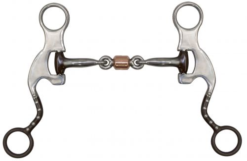 230008: Showman ® 5" Brown Steel Dogbone Bit with Copper Roller Bits Showman   