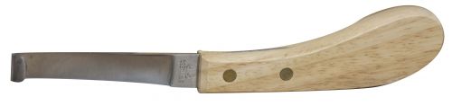 24453-5: Right handed hoof knife with wooden handle Hoof Showman Saddles and Tack   