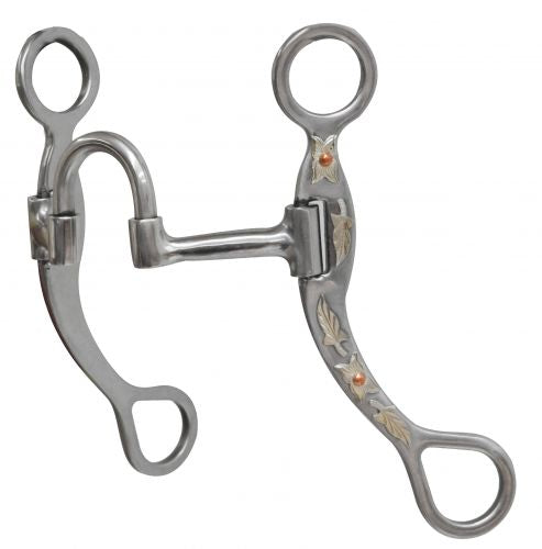 Showmanship Bit #250007: Showman® Medium swivel port mouth bit - TexanSaddles.com