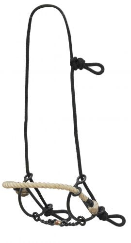 25074: Showman ® Rope gag headstall with dogbone bit Primary Showman   
