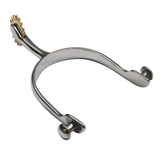 25817: Showman ® Stainless steel gaited / walking horse style spurs Western Spurs Showman   