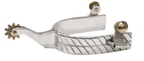 258868: Showman™ stainless steel spur with 0 Western Spurs Showman   