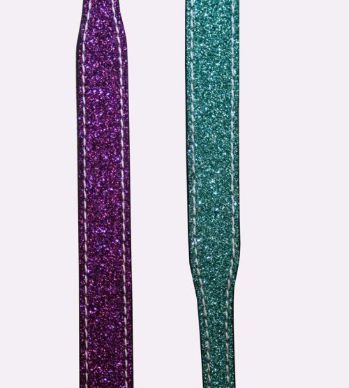 27434: Showman Couture ™ Glitter overlay leather dog collar Primary Showman   