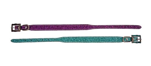 27434: Showman Couture ™ Glitter overlay leather dog collar Primary Showman   