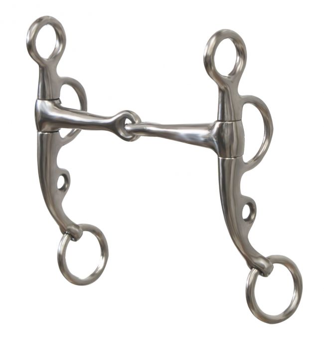 28-1031-1: Pelham bits are used with double reins, one set of reins applying direct pressure attac Bits Showman   