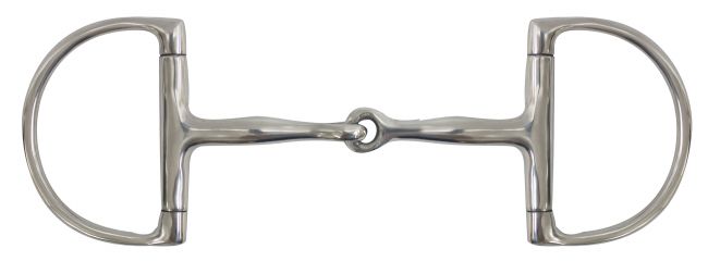 28-131-1: Showman ® stainless steel D-ring bit with 5" snaffle mouth and large 4" cheeks Bits Showman   
