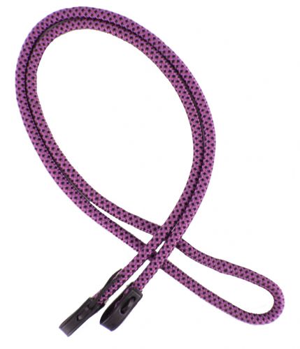 28038: 8ft Pro Braided Nylon Barrel Reins with Leather Tie Ends Reins Showman Saddles and Tack   