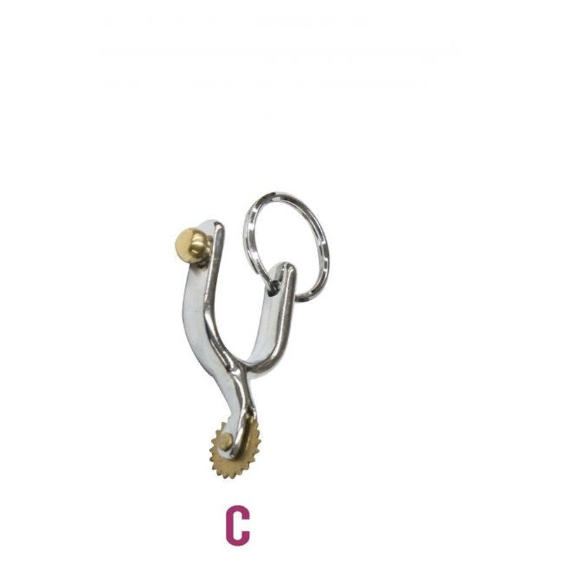 30671: Metal key chain comes in 5 styles Primary Showman Saddles and Tack   