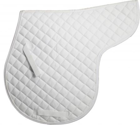 30990: Showman™ english saddle pad constructed with soft, 100% cotton twill top English Saddle Pad Showman   