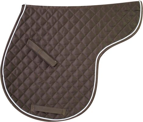 30990: Showman™ english saddle pad constructed with soft, 100% cotton twill top English Saddle Pad Showman   