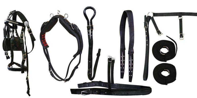 Premium Mini size nylon driving harness meant for heavy use Premium Mini size nylon driving harness meant for heavy use