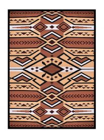 32482: Large Southwest Design print area rug Primary Showman Saddles and Tack   