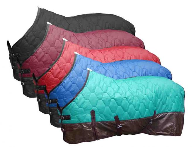 3732: Showman ® 420 Denier Quilted Nylon Blanket is Constructed of 420 Denier Outer Shell with 70 Horse Blanket Showman   