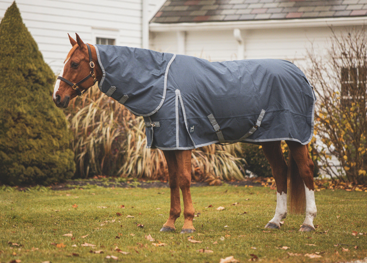 Boreas Ink Blue Turnout Blanket 1200 Denier with 260gm Lining