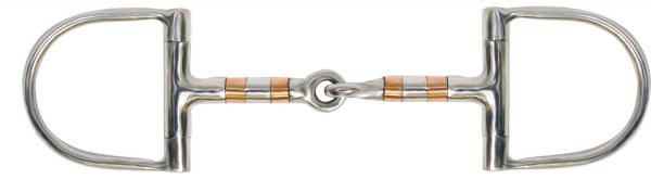 46300: Showman™ Stainless Steel racing D-ring style bit with 3" D cheeks Bits Showman   