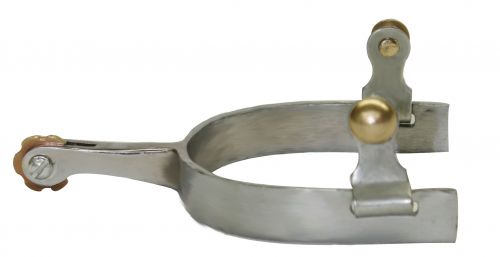 46550: Showman™ stainless steel spur with 0 Western Spurs Showman   
