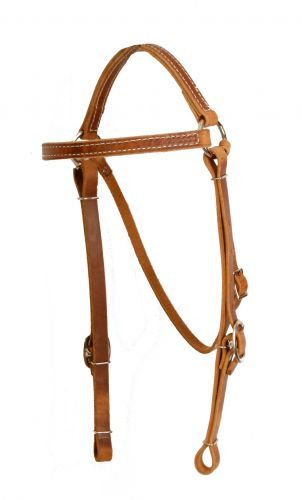 5014: Showman ® Perfect fit harness leather headstall Primary Showman   