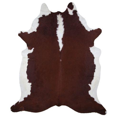 5066: LG/XL Brazilian Hereford hair on cowhide rug Primary Showman Saddles and Tack   