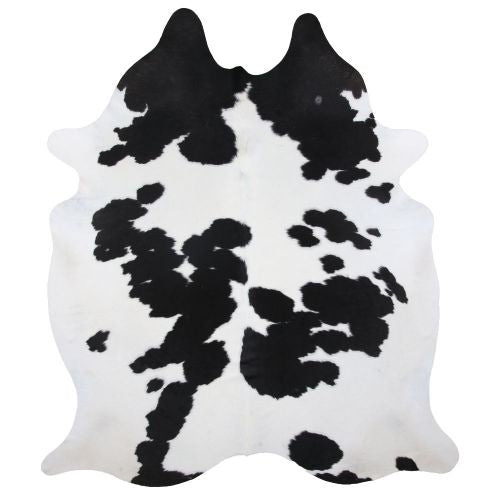 5068: LG/XL Brazilian Black and White hair on cowhide rug Primary Showman Saddles and Tack   