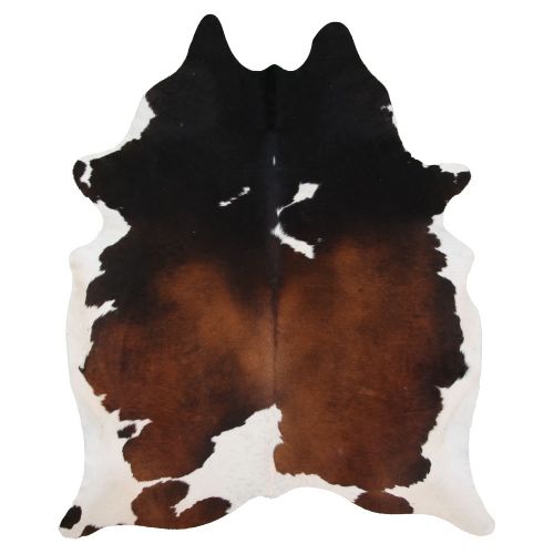 5069: LG/XL Brazilian Tri-Colored hair on cowhide rug Primary Showman Saddles and Tack   