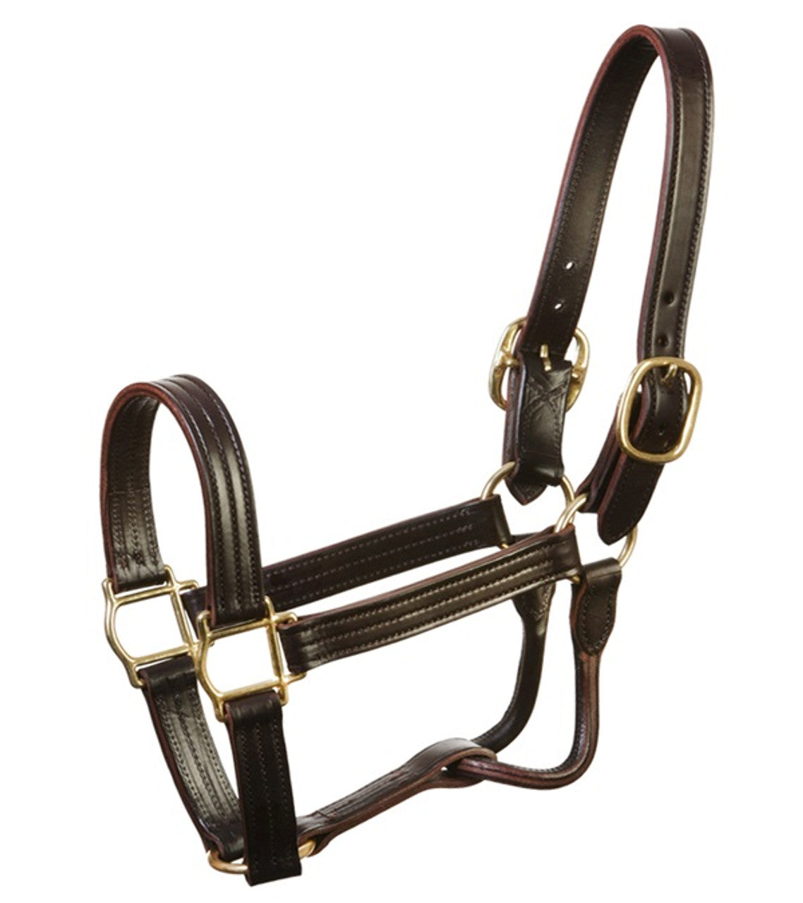 Leather 1-1/8" Track Halter