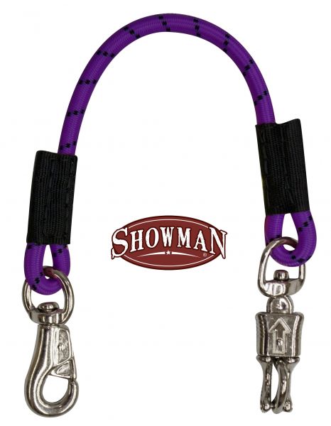 52984-2C: Showman ®  24" bungee trailer tie with quick release panic snap and heavy duty bull snap Primary Showman   