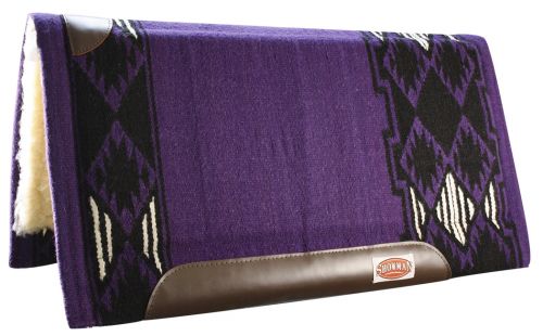 6064: Showman™ 36" x 34" Saddle pad Western Saddle Pad Showman Purple  