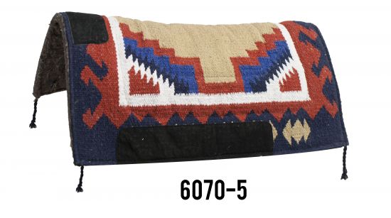 6070: 32" x 32" Navajo felt bottom pad Western Saddle Pad Showman Saddles and Tack   